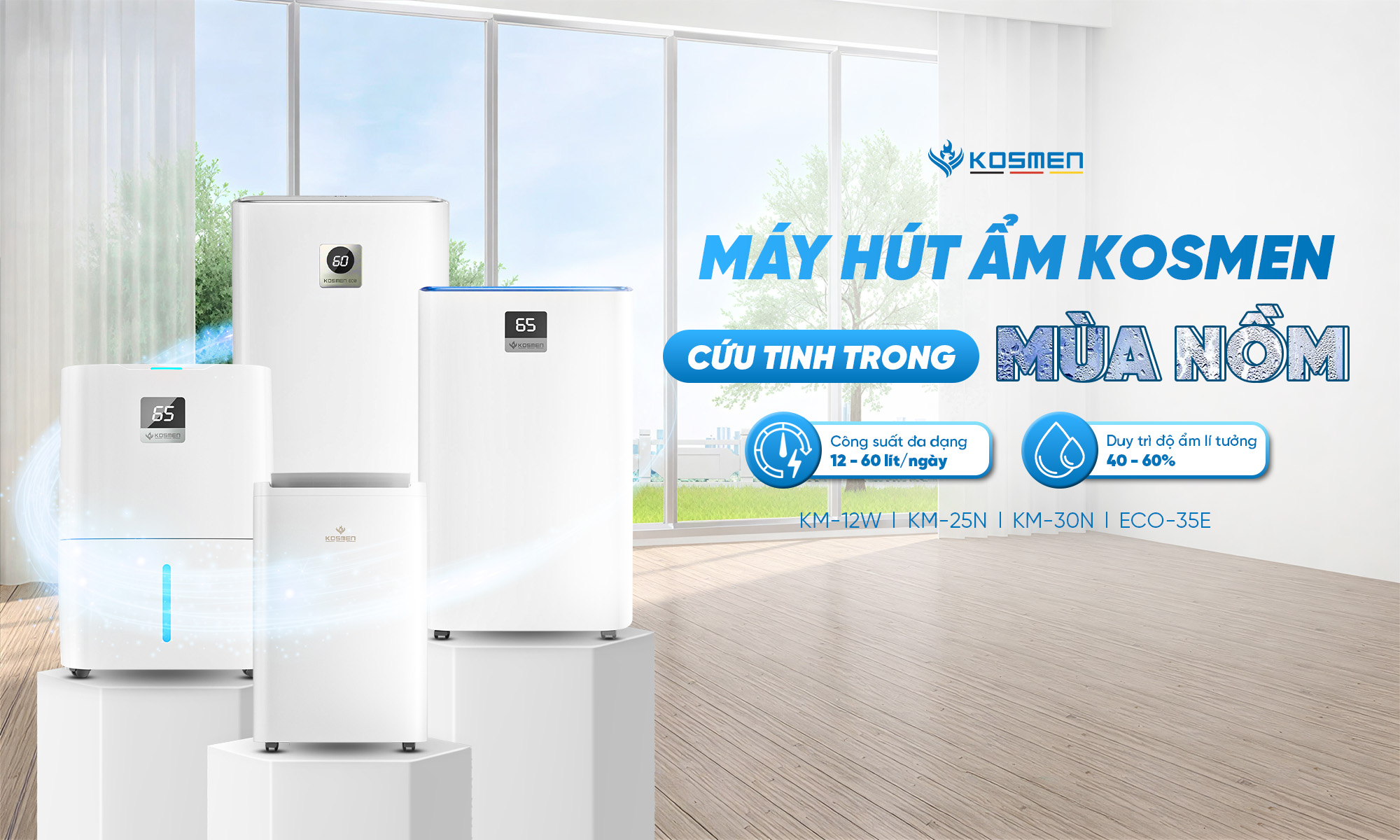 Thời tiết mưa ph&ugrave;n nồm ẩm, m&aacute;y h&uacute;t ẩm &ldquo;ch&aacute;y h&agrave;ng&rdquo; tại c&aacute;c si&ecirc;u thị- Ảnh 2.