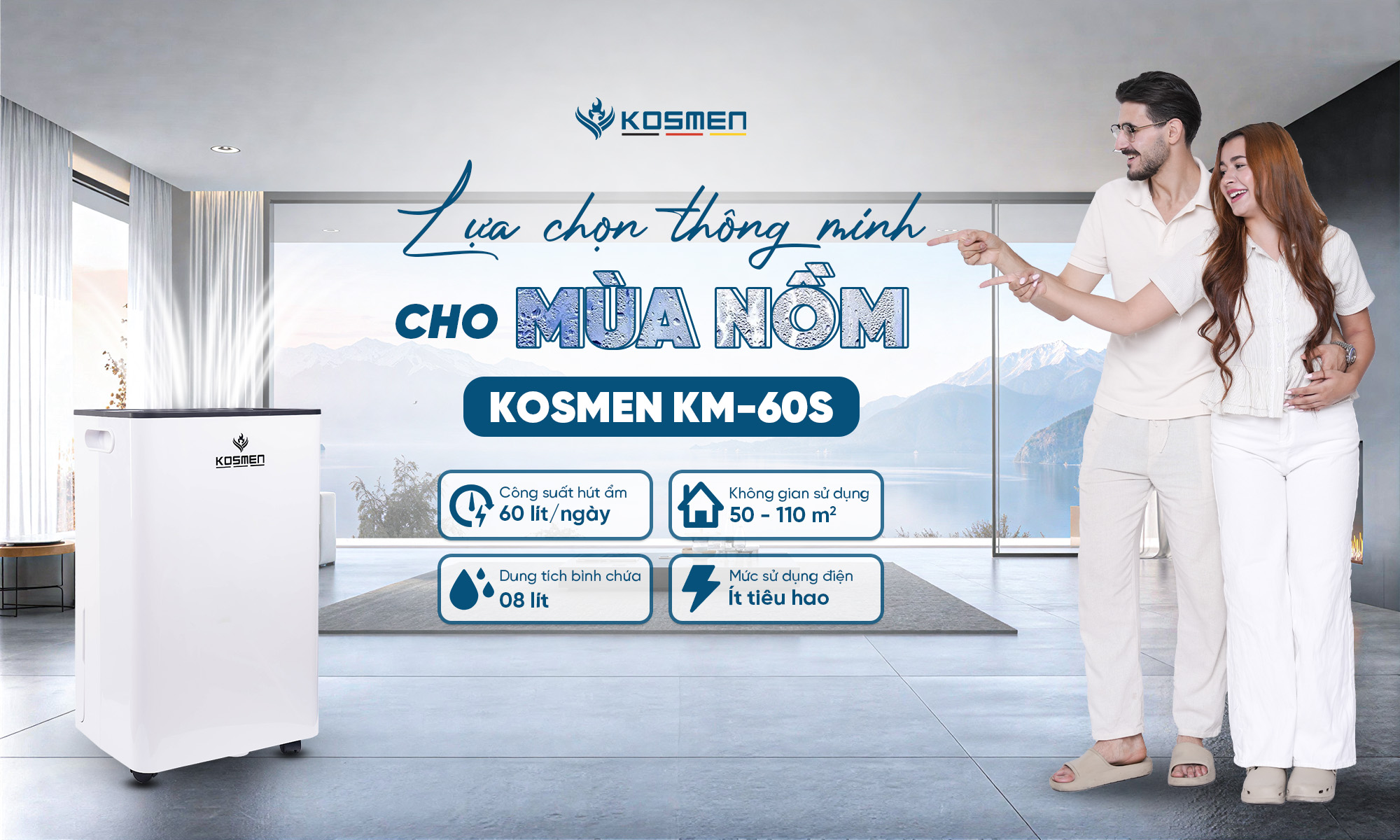 Thời tiết mưa ph&ugrave;n nồm ẩm, m&aacute;y h&uacute;t ẩm &ldquo;ch&aacute;y h&agrave;ng&rdquo; tại c&aacute;c si&ecirc;u thị- Ảnh 4.