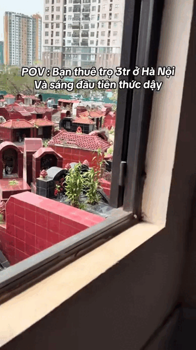 Thanh ni&ecirc;n thu&ecirc; ph&ograve;ng trọ 3 triệu nằm ngay cạnh nghĩa trang ph&aacute;t biểu: "Mỗi s&aacute;ng thức dậy, thứ m&igrave;nh nh&igrave;n thấy l&agrave;..."- Ảnh 2.