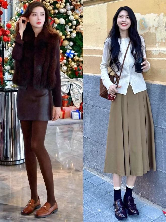 Gi&agrave;y trắng "thất sủng" rồi! M&ugrave;a xu&acirc;n năm nay chị em cứ sắm "gi&agrave;y n&acirc;u" đảm bảo mặc g&igrave; cũng sang, hack d&aacute;ng cực đỉnh- Ảnh 11.