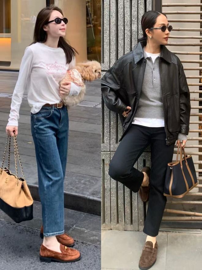 Gi&agrave;y trắng "thất sủng" rồi! M&ugrave;a xu&acirc;n năm nay chị em cứ sắm "gi&agrave;y n&acirc;u" đảm bảo mặc g&igrave; cũng sang, hack d&aacute;ng cực đỉnh- Ảnh 6.