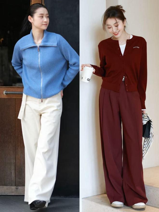 6 c&aacute;ch l&ecirc;n đồ c&ugrave;ng quần ống rộng: Giấu nhẹm mọi khuyết điểm, mặc h&agrave;ng ng&agrave;y sang xịn hết nấc- Ảnh 6.