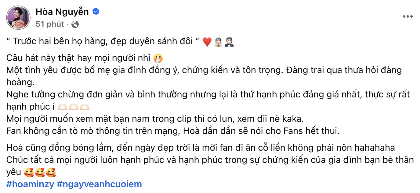 Hòa Minzy công khai ra mắt bạn trai mặc quân phục, đã được gia đình đồng ý- Ảnh 3. Hòa Minzy công khai ra mắt bạn trai mặc quân phục, đã được gia đình đồng ý- Ảnh 3.