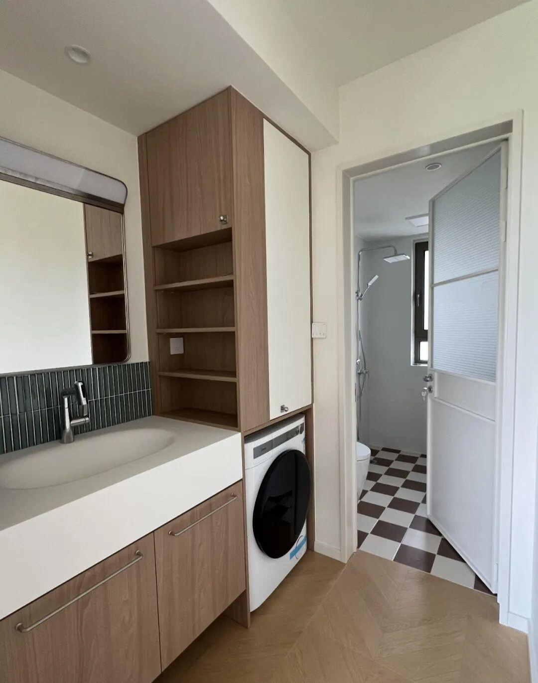 Nhiều gia đ&igrave;nh bắt đầu bỏ bồn rửa mặt trong ph&ograve;ng tắm: Sau khi xem thiết kế n&agrave;y, t&ocirc;i ước m&igrave;nh c&oacute; thể ph&aacute; bỏ tất cả v&agrave; cải tạo lại từ đầu- Ảnh 3.