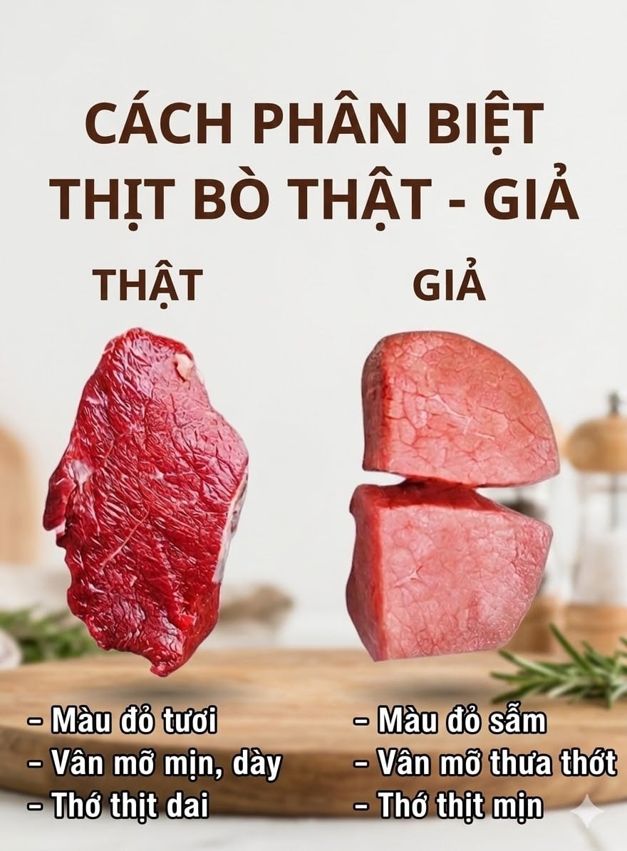 Khi mua thịt, h&atilde;y l&agrave;m theo hướng dẫn trong h&igrave;nh để tr&aacute;nh mắc sai lầm chọn phải h&agrave;ng giả, &ocirc;i thiu- Ảnh 11.