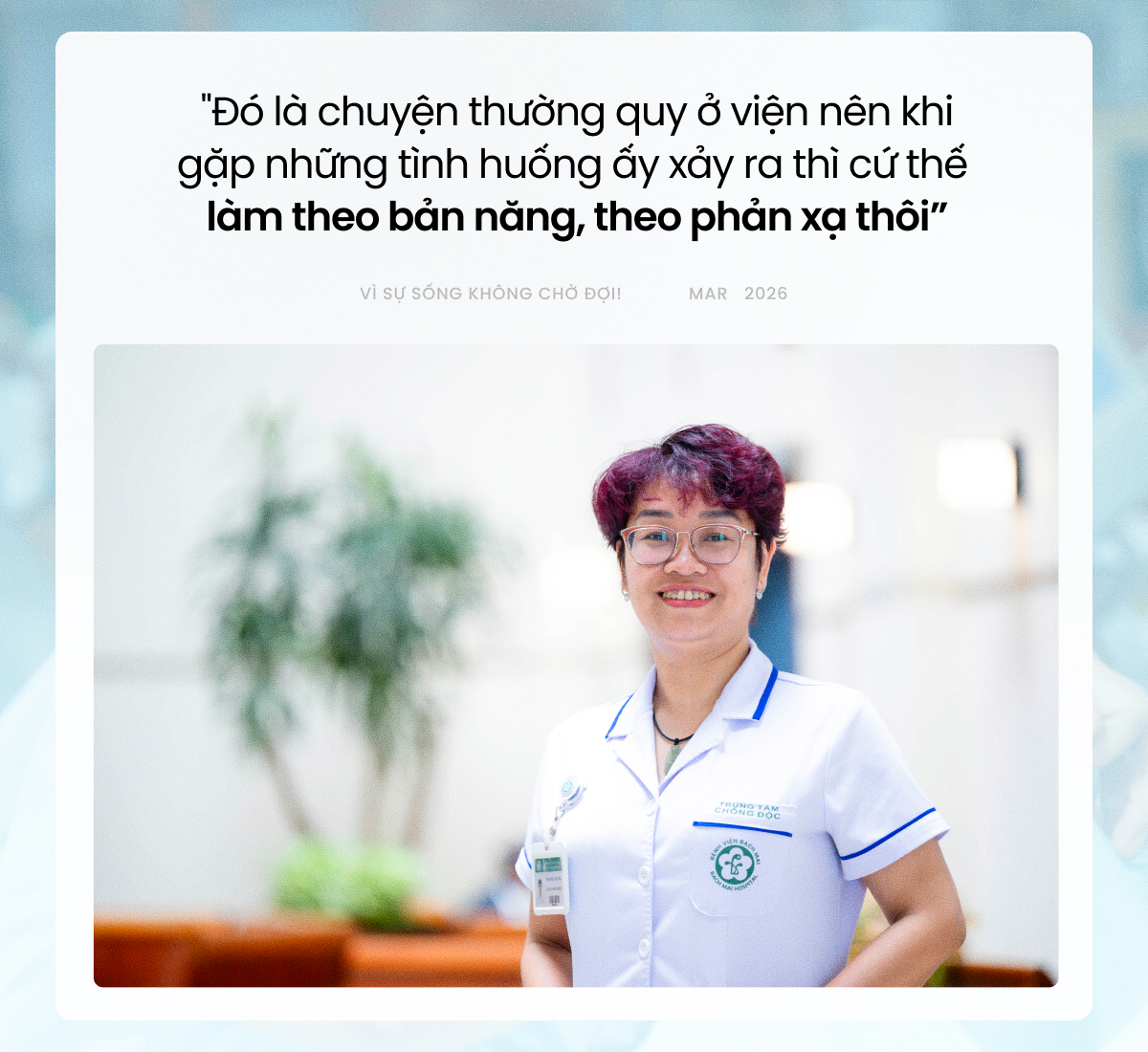 Qu&ecirc;n những cơn đau do vi&ecirc;m cột sống d&iacute;nh khớp, nữ điều dưỡng &eacute;p tim cứu sống bảo vệ si&ecirc;u thị- Ảnh 2.