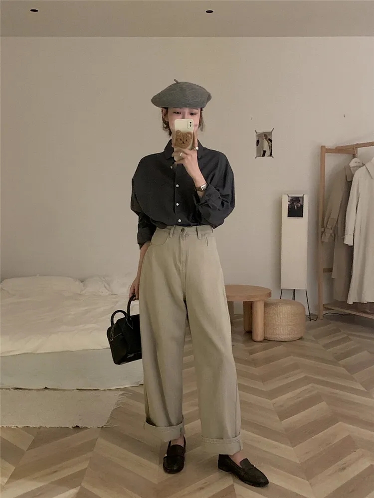 6 c&aacute;ch l&ecirc;n đồ c&ugrave;ng quần ống rộng: Giấu nhẹm mọi khuyết điểm, mặc h&agrave;ng ng&agrave;y sang xịn hết nấc- Ảnh 19.