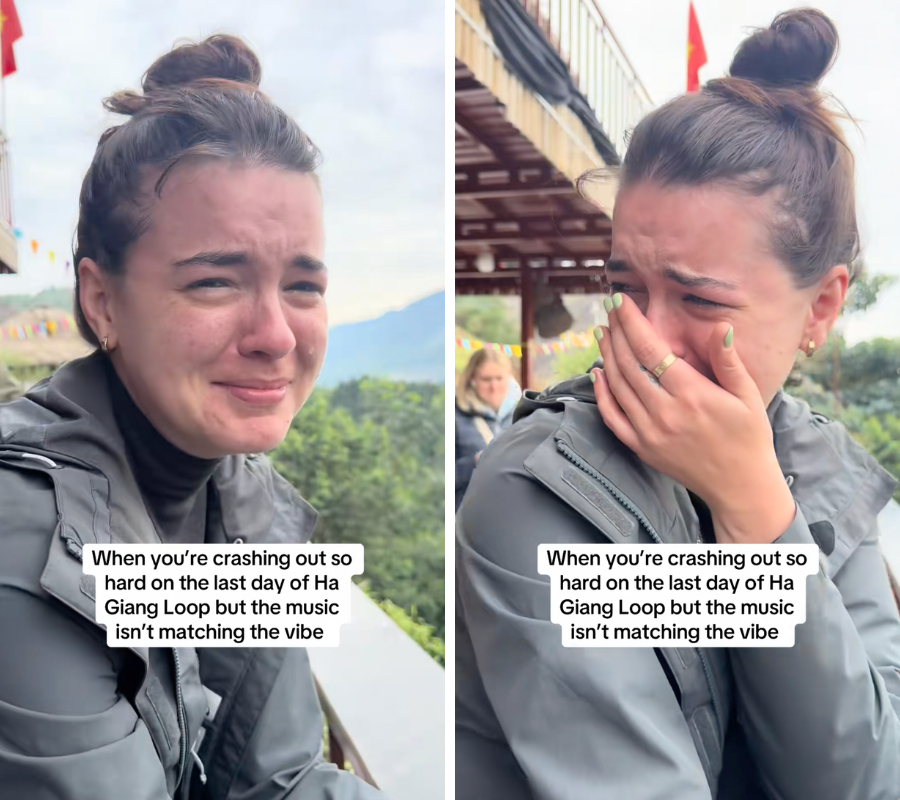 Kh&aacute;ch T&acirc;y kh&oacute;c cạn nước mắt v&igrave; kh&ocirc;ng nỡ rời đi nhưng phản ứng sau đ&oacute; khiến ai nấy cũng cạn lời- Ảnh 1.