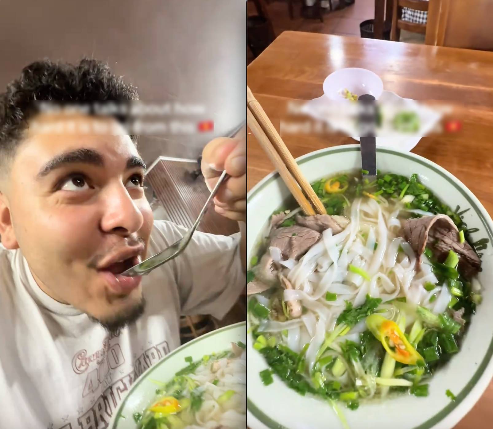 Ăn b&aacute;t phở 393.000 đồng, kh&aacute;ch T&acirc;y kh&oacute;c kh&ocirc;ng th&agrave;nh tiếng- Ảnh 1.