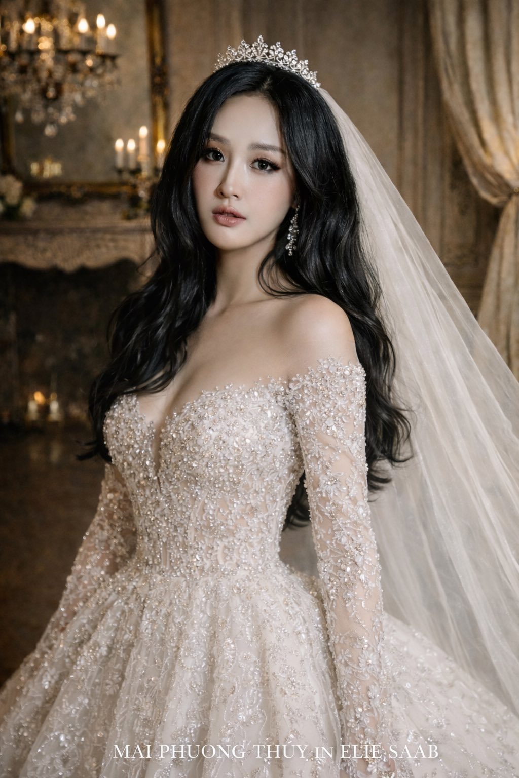 Lộ ảnh cưới của Hoa hậu Mai Phương Thu&yacute;- Ảnh 1.