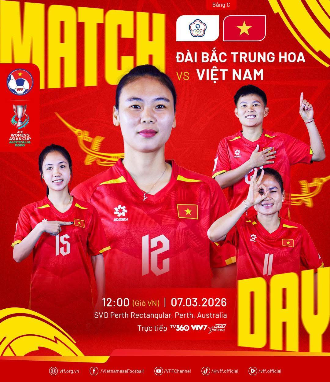 Diễn biến ĐT nữ Việt Nam vs Đ&agrave;i Bắc Trung Hoa tại Asian Cup: Việt Nam bị đối thủ dẫn trước- Ảnh 2.