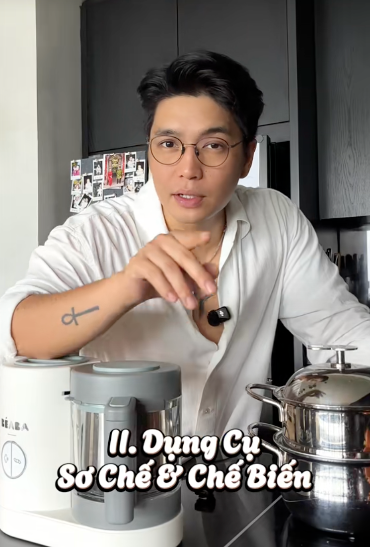 &Aacute;i nữ của Ng&ocirc; Thanh V&acirc;n ch&iacute;nh thức ăn dặm, Huy Trần khoe loạt &ldquo;đồ nghề&rdquo; xịn s&ograve;, một chiếc m&aacute;y đ&atilde; hơn 6 triệu khiến c&aacute;c mẹ bỉm trầm trồ- Ảnh 7.