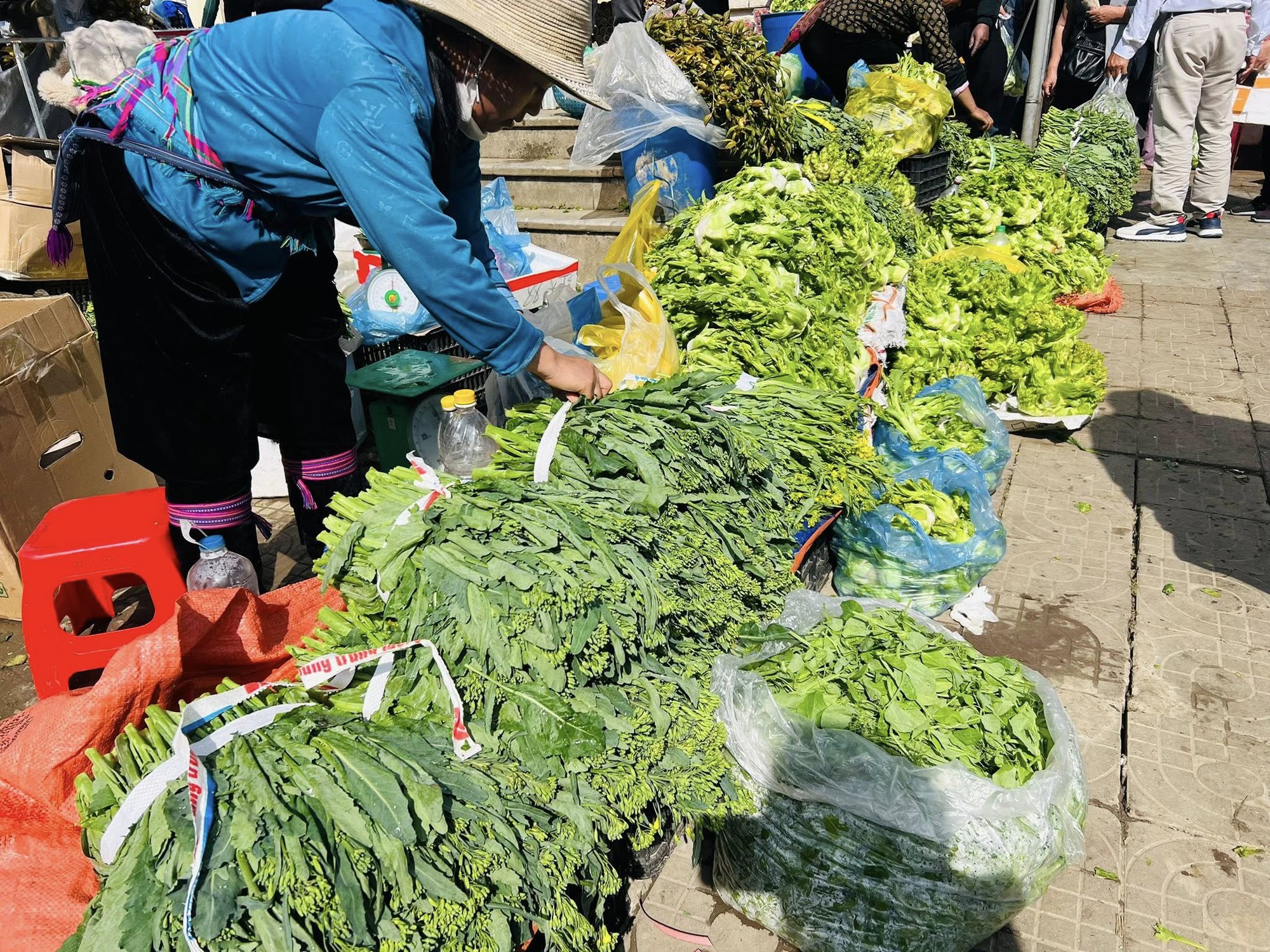 Đi du lịch T&acirc;y Bắc đầu năm, đừng qu&ecirc;n gh&eacute; chợ phi&ecirc;n: &Ocirc;m "kho b&aacute;u" nấm qu&yacute;, mật rừng, rau sạch về xu&ocirc;i với gi&aacute; hợp l&yacute; cũng mua được!- Ảnh 2.