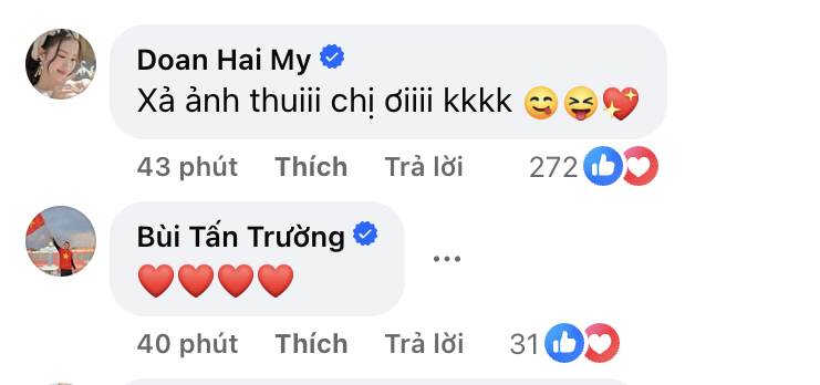 Ho&agrave; Minzy c&ocirc;ng khai chồng sắp cưới, d&agrave;n WAGs Do&atilde;n Hải My, Ng&ocirc; Tố Uy&ecirc;n rần rần ch&uacute;c ph&uacute;c- Ảnh 3.