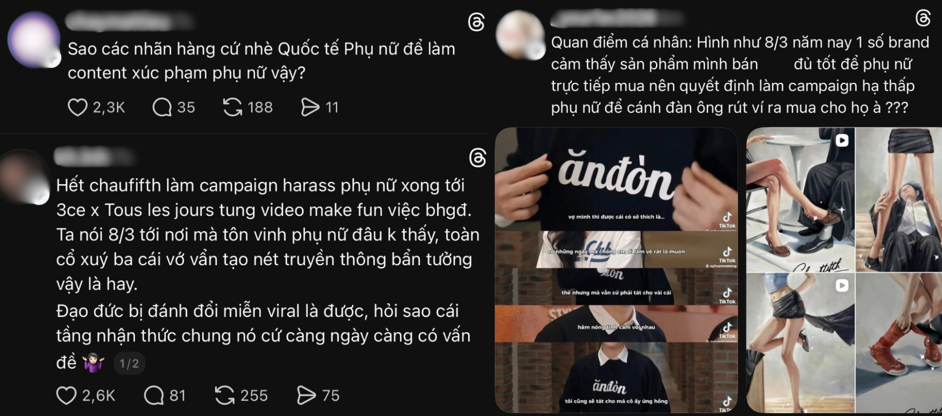 Chiến dịch mừng 8/3 g&acirc;y tranh c&atilde;i v&igrave; x&uacute;c phạm phụ nữ: 3CE l&ecirc;n tiếng xin lỗi, local brand Việt bị k&ecirc;u gọi tẩy chay- Ảnh 1.
