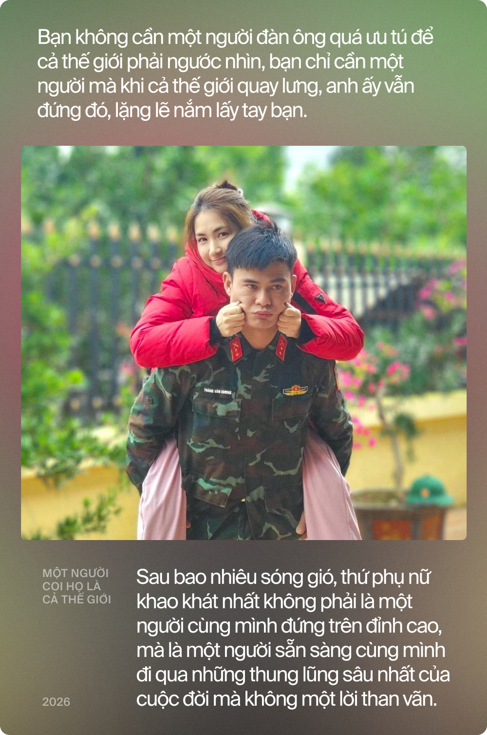 Sau tất cả, điều phụ nữ t&igrave;m kiếm kh&ocirc;ng phải l&agrave; một người cho họ cả thế giới, m&agrave; l&agrave; một người coi họ l&agrave; cả thế giới- Ảnh 5.