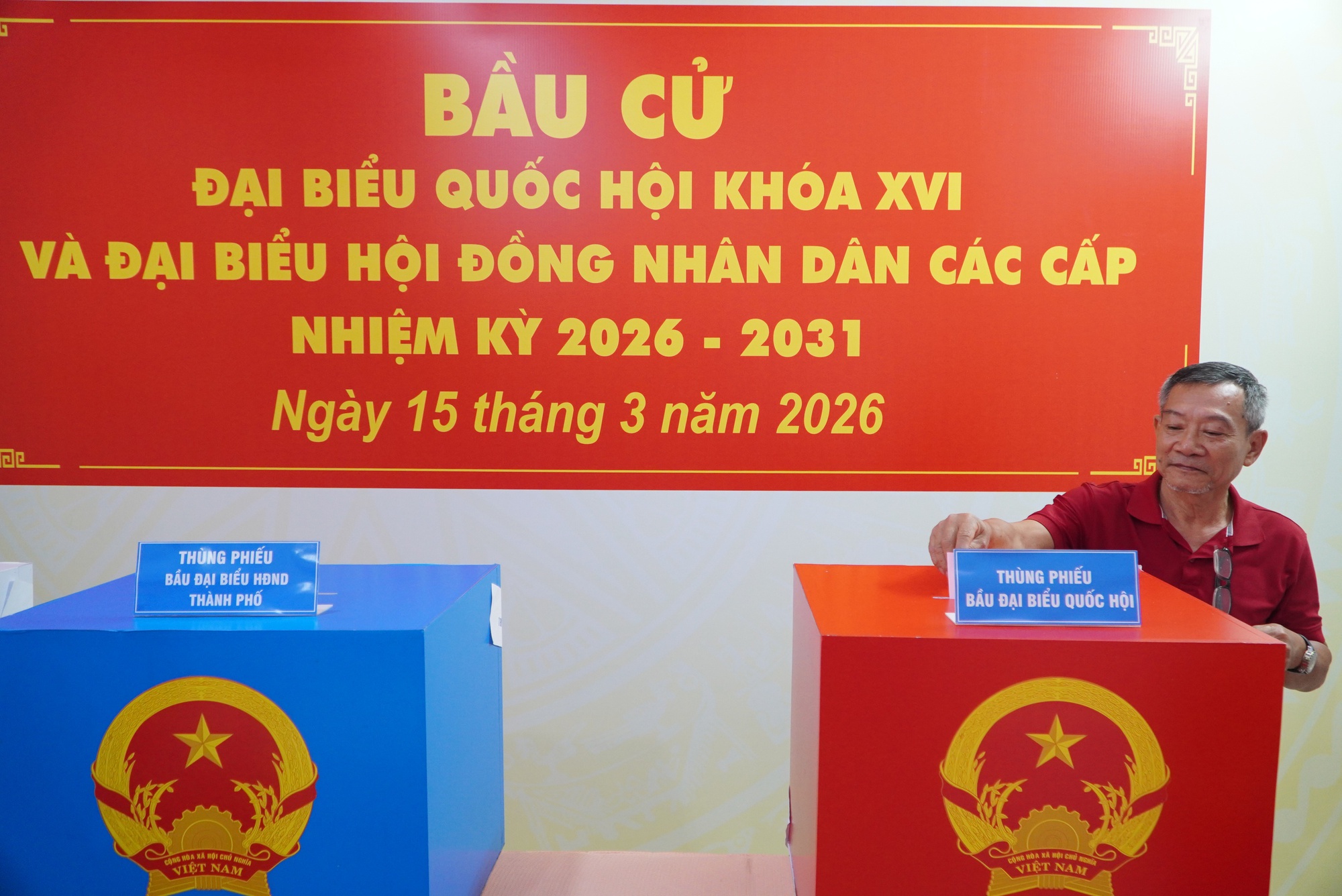 Cận cảnh buổi bầu cử thử nghiệm tại phường Di&ecirc;n Hồng, TPHCM- Ảnh 7.