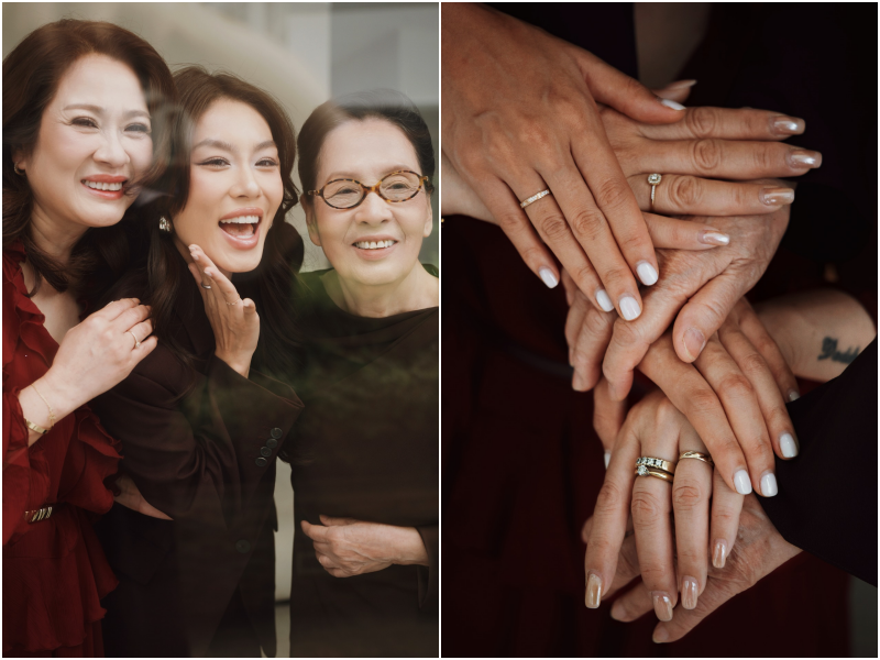 8/3 ai cũng khoe qu&agrave;, ri&ecirc;ng hội mỹ nh&acirc;n gi&agrave;u sụ tranh thủ flex lu&ocirc;n nhan sắc lấn lướt cả hoa- Ảnh 3.