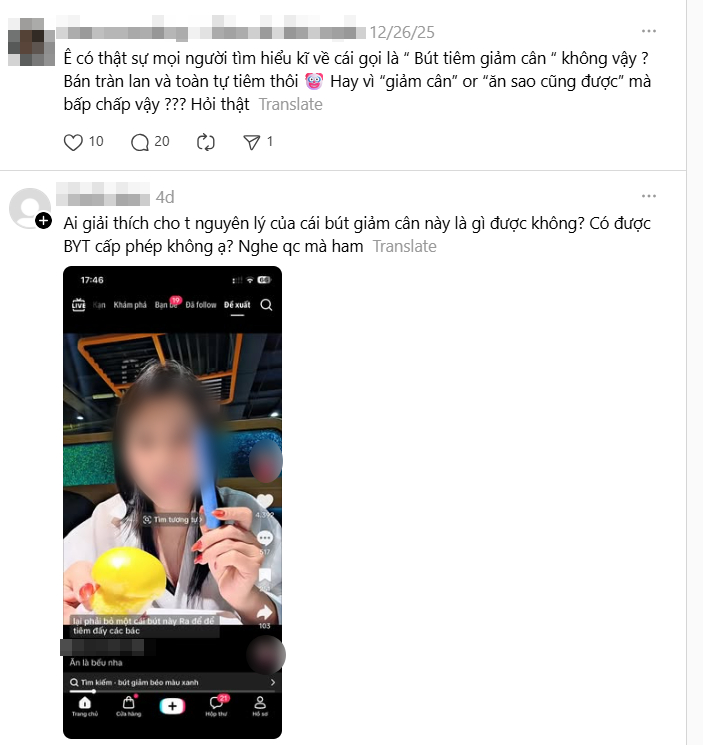 "B&uacute;t ti&ecirc;m giảm c&acirc;n" - cơn sốt mới tr&ecirc;n mạng x&atilde; hội: Thuốc điều trị th&agrave;nh tr&agrave;o lưu tự ti&ecirc;m, nguy cơ n&agrave;o ph&iacute;a sau?- Ảnh 3.