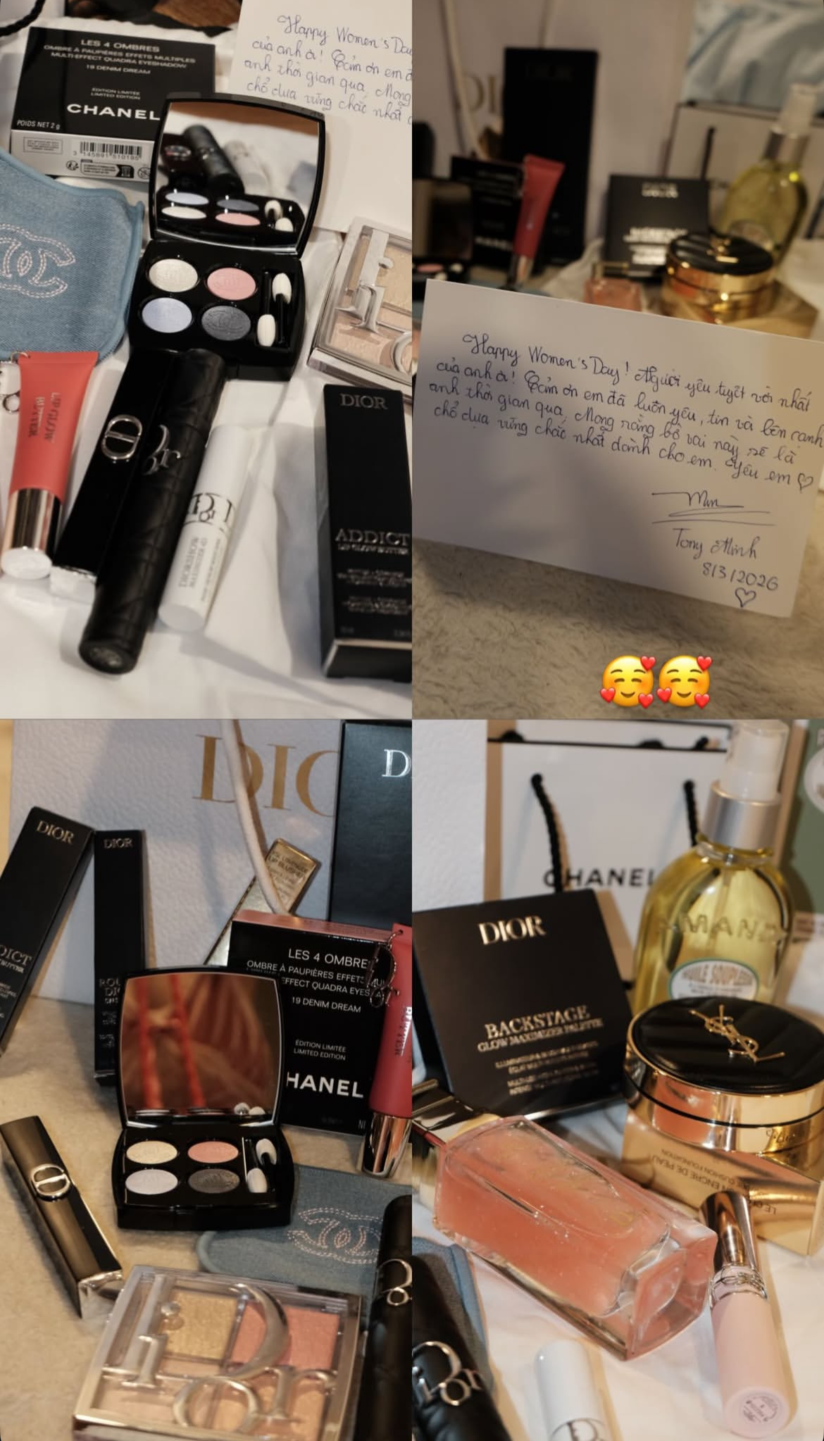 8/3 ai cũng khoe qu&agrave;, ri&ecirc;ng hội mỹ nh&acirc;n gi&agrave;u sụ tranh thủ flex lu&ocirc;n nhan sắc lấn lướt cả hoa- Ảnh 11.