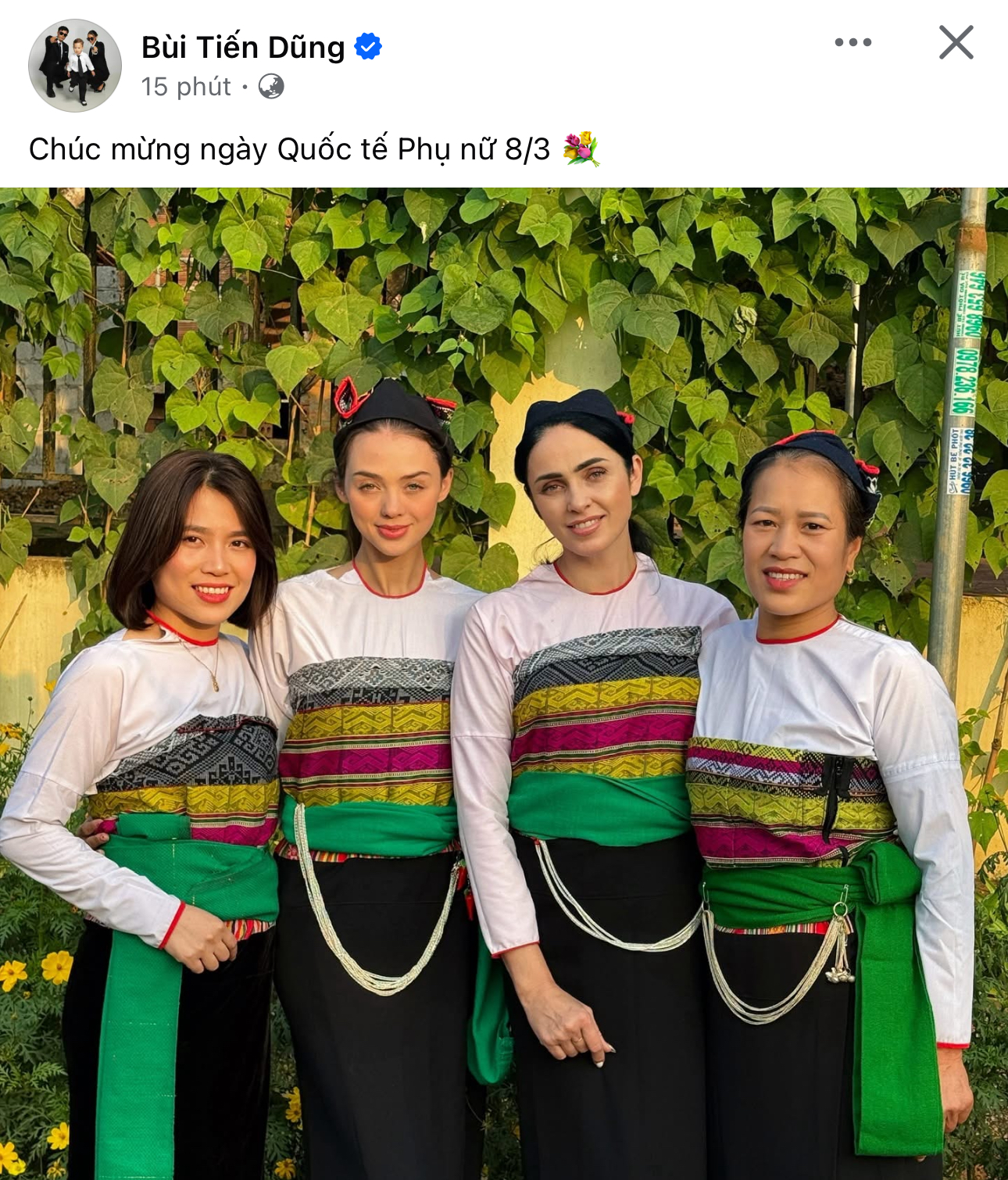 Ng&agrave;y 8/3: Đ&igrave;nh Bắc chuẩn "con nh&agrave; người ta" b&ecirc;n mẹ, gia đ&igrave;nh B&ugrave;i Tiến Dũng v&agrave; vợ mẫu t&acirc;y mới chiếm "spotlight"- Ảnh 5.