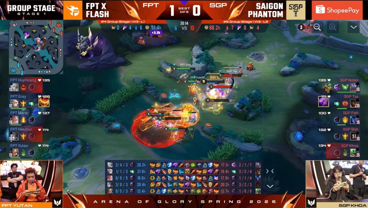 B&ugrave;ng nổ Watch Party si&ecirc;u kinh điển: Fan Li&ecirc;n Qu&acirc;n thủ đ&ocirc; chứng kiến FPT Flash nhấn ch&igrave;m Saigon Phantom- Ảnh 2.