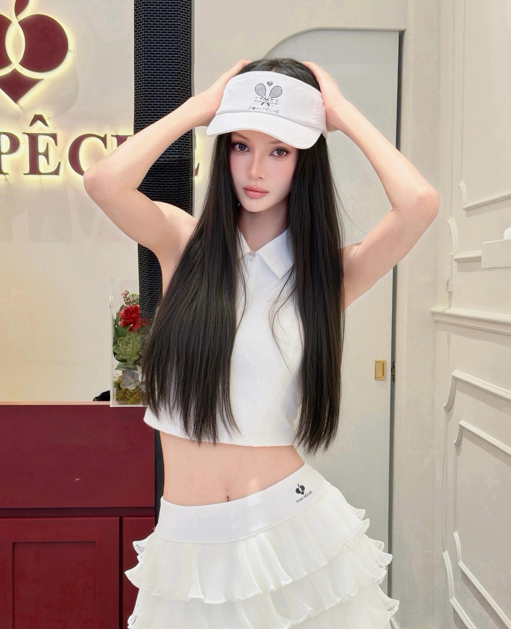 Vbiz c&oacute; mỹ nh&acirc;n bị nhầm l&agrave; AI, mặt đẹp như b&uacute;p b&ecirc; nhưng body 