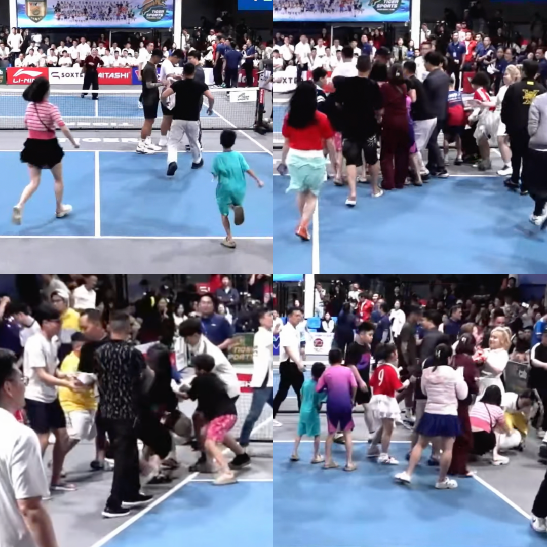 Cảnh gi&agrave;nh giật quanh Quang Dương tr&ecirc;n s&acirc;n pickleball g&acirc;y sốc- Ảnh 1.