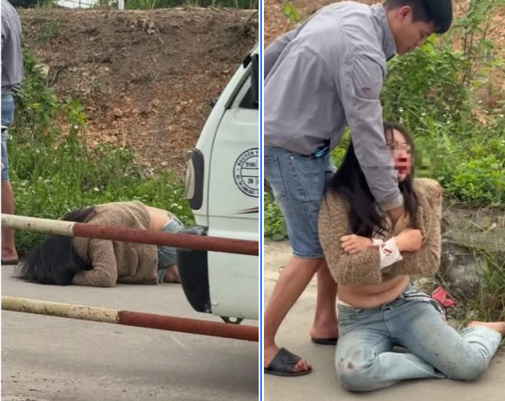 C&ocirc;ng an Hải Ph&ograve;ng th&ocirc;ng tin vụ c&ocirc; g&aacute;i bị người đ&agrave;n &ocirc;ng k&eacute;o l&ecirc; tr&ecirc;n đường- Ảnh 1.