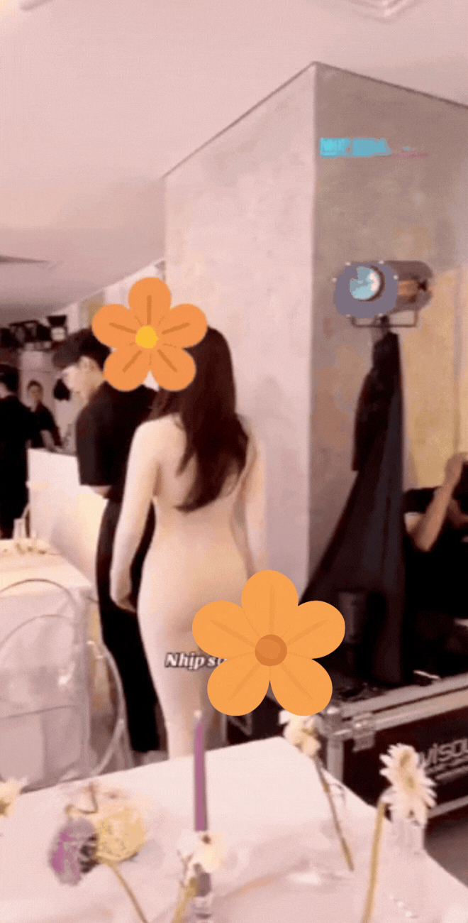 Bạn g&aacute;i Michael Trương g&acirc;y sốc với trang phục dự sự kiện như đang... nude!- Ảnh 1.