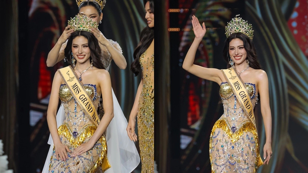 Tiết lộ sốc của nữ ca sĩ 32 tuổi vừa đăng quang Hoa hậu H&ograve;a b&igrave;nh Th&aacute;i Lan- Ảnh 1.