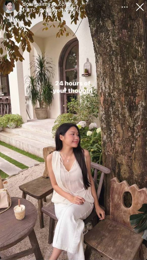 Do&atilde;n Hải My khoe visual xinh đẹp, kh&iacute; chất tiểu thư khi hẹn h&ograve; Văn Hậu sau chiến thắng của ĐT Việt Nam- Ảnh 4.