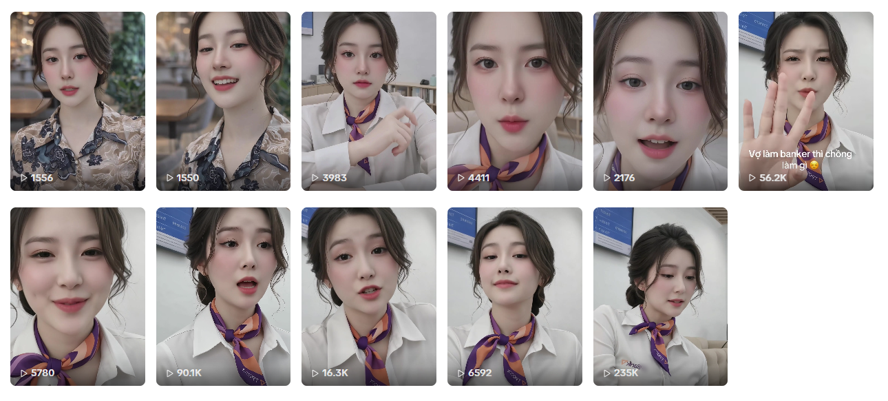 H&agrave;ng loạt g&aacute;i xinh ng&acirc;n h&agrave;ng ưỡn ẹo rồi k&ecirc;u gọi mở thẻ tr&ecirc;n TikTok, thật chất họ l&agrave; ai?- Ảnh 1.