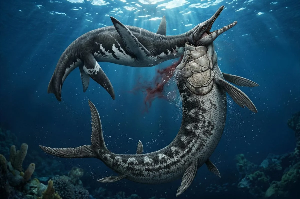 Mỹ: X&agrave; đầu long 80 triệu tuổi lộ diện với "vật lạ" trong cổ- Ảnh 1.