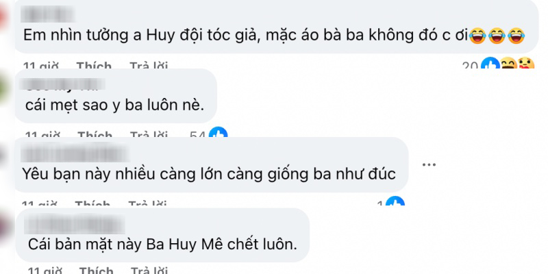 B&eacute; Gạo diện &aacute;o b&agrave; ba chuẩn c&ocirc; Ba miền T&acirc;y, nhưng biểu cảm &ldquo;đặc n&eacute;t ba Huy&rdquo; mới g&acirc;y ch&uacute; &yacute;- Ảnh 4.