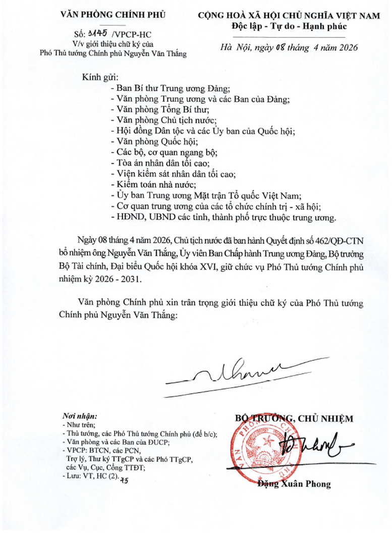 Giới thiệu chữ k&yacute; của Thủ tướng v&agrave; c&aacute;c Ph&oacute; Thủ tướng Ch&iacute;nh phủ nhiệm kỳ 2026-2031- Ảnh 6.