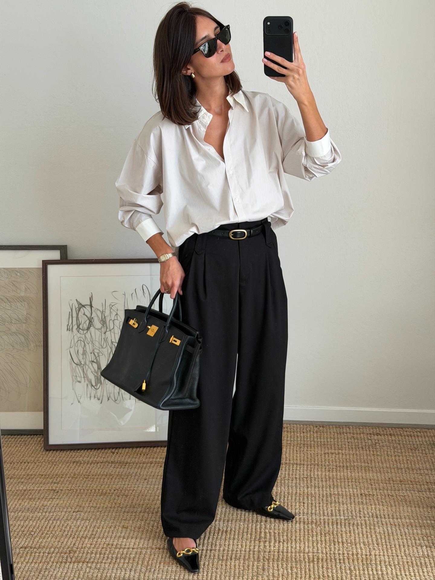 Mặc đồ c&ocirc;ng sở đẹp như phụ nữ Ph&aacute;p với 4 c&ocirc;ng thức- Ảnh 8.