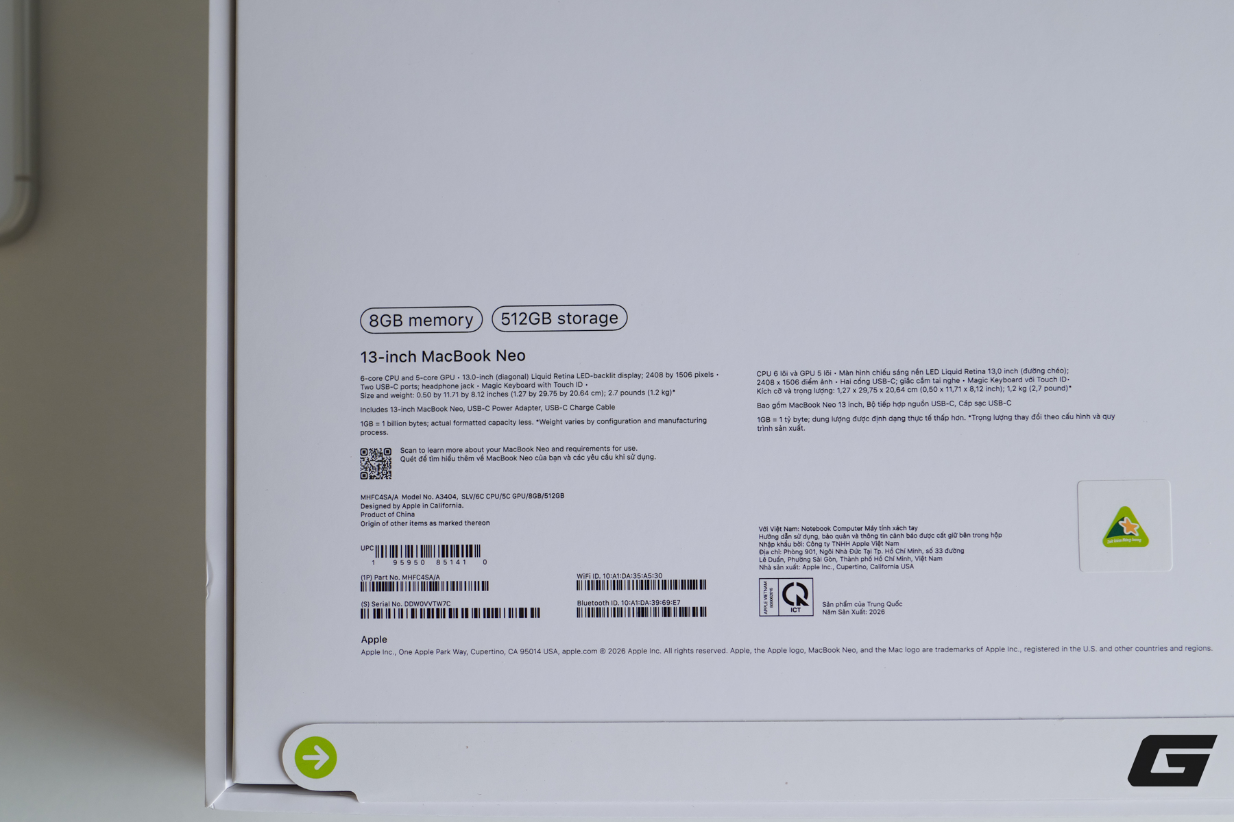 Đ&acirc;y rồi MacBook Neo ch&iacute;nh h&atilde;ng Việt Nam: Thiết kế qu&aacute; ngon trong tầm gi&aacute;, hứa hẹn thu h&uacute;t kh&ocirc;ng &iacute;t người d&ugrave;ng Win chuyển sang- Ảnh 1.