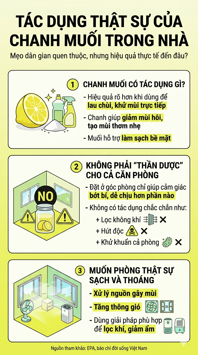 Kh&ocirc;ng phải m&ecirc; t&iacute;n, giờ mới biết v&igrave; sao nhiều nh&agrave; lu&ocirc;n đặt 1 b&aacute;t chanh muối ở g&oacute;c ph&ograve;ng- Ảnh 3.
