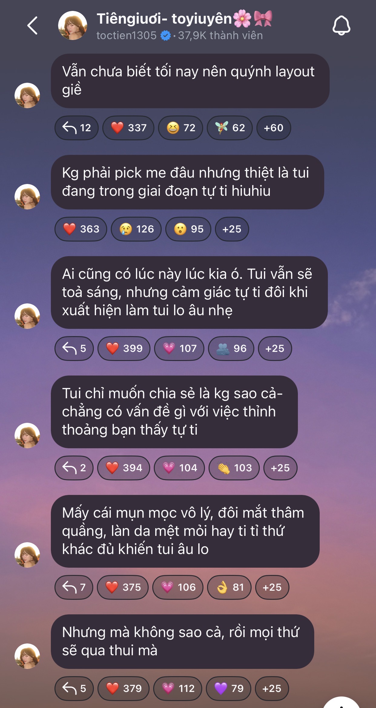 T&oacute;c Ti&ecirc;n đang trong giai đoạn tự ti v&agrave; lo &acirc;u- Ảnh 1.