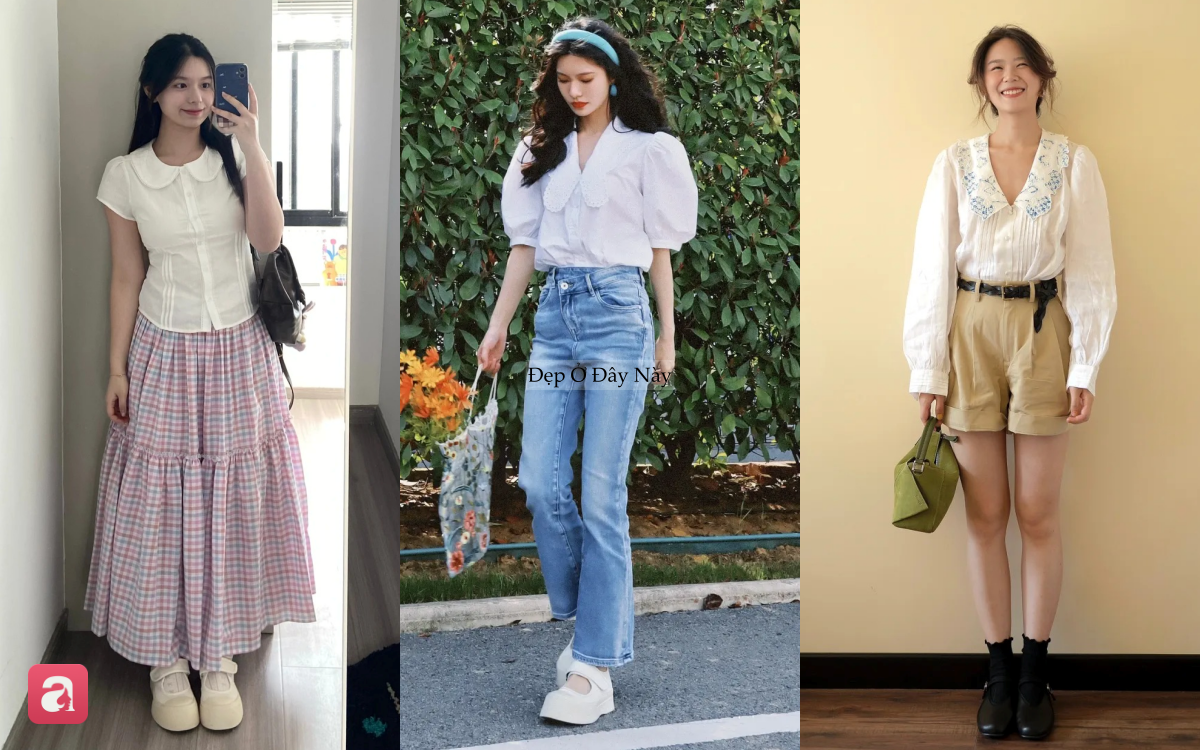 Kiểu sơ mi &ldquo;mix g&igrave; cũng đẹp&rdquo; c&ograve;n gi&uacute;p bạn tr&ocirc;ng trẻ hơn hẳn 5 tuổi- Ảnh 3.