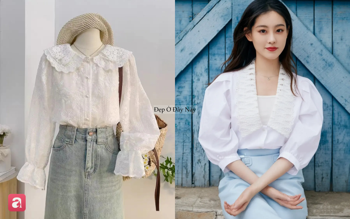 Kiểu sơ mi &ldquo;mix g&igrave; cũng đẹp&rdquo; c&ograve;n gi&uacute;p bạn tr&ocirc;ng trẻ hơn hẳn 5 tuổi- Ảnh 4.