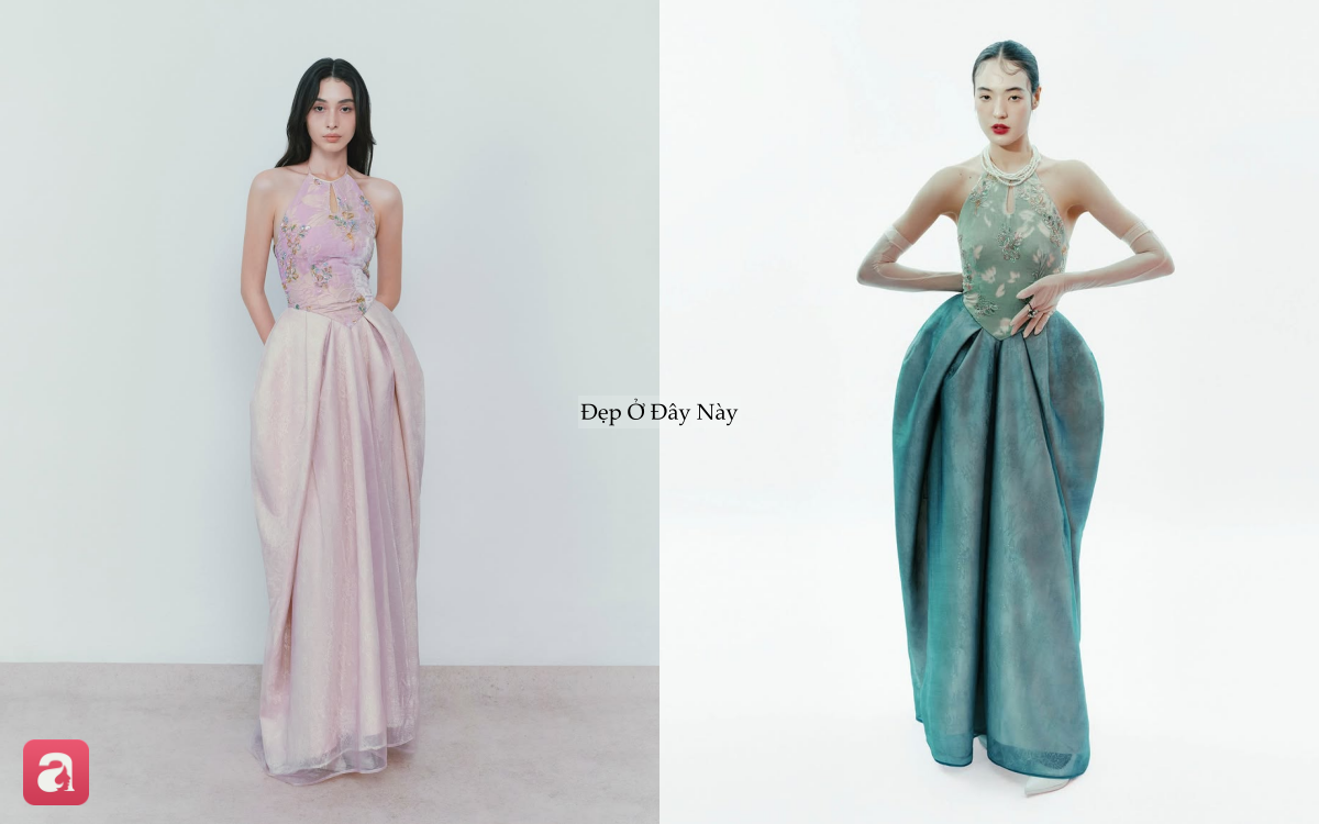 Trần Đ&ocirc; Linh v&agrave; Điền Hi Vi bất ph&acirc;n thắng bại khi đụng đầm local brand Việt- Ảnh 2.