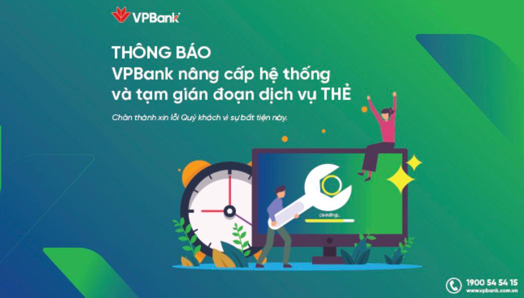 VPBank th&ocirc;ng b&aacute;o gi&aacute;n đoạn một số giao dịch từ rạng s&aacute;ng 12/4, kh&aacute;ch h&agrave;ng cần lưu &yacute;- Ảnh 1.