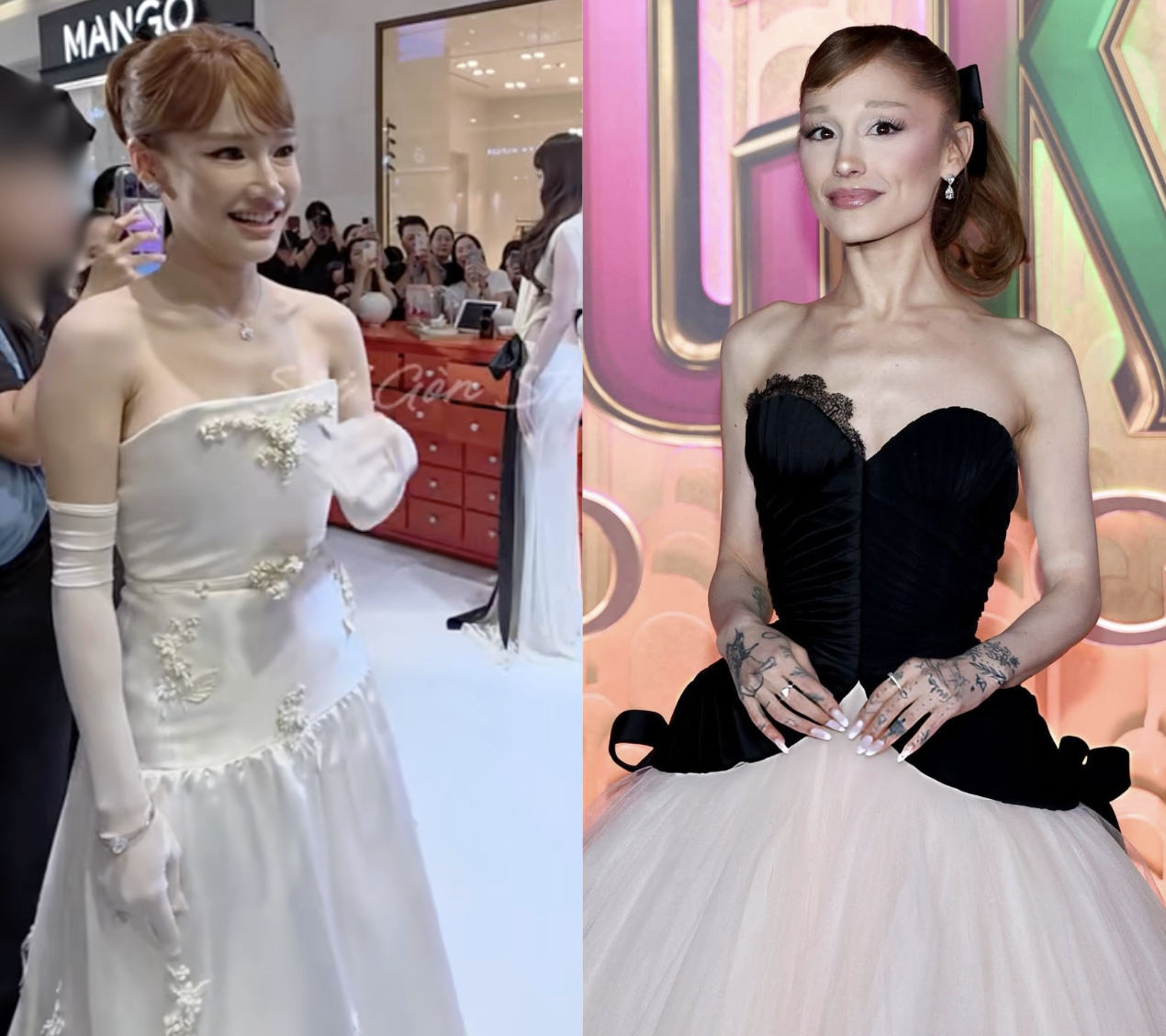 Nh&atilde; Phương "đụng" chiến thần visual Kim Tuyến, gương mặt hốc h&aacute;c được nhận x&eacute;t như Ariana Grande- Ảnh 2.