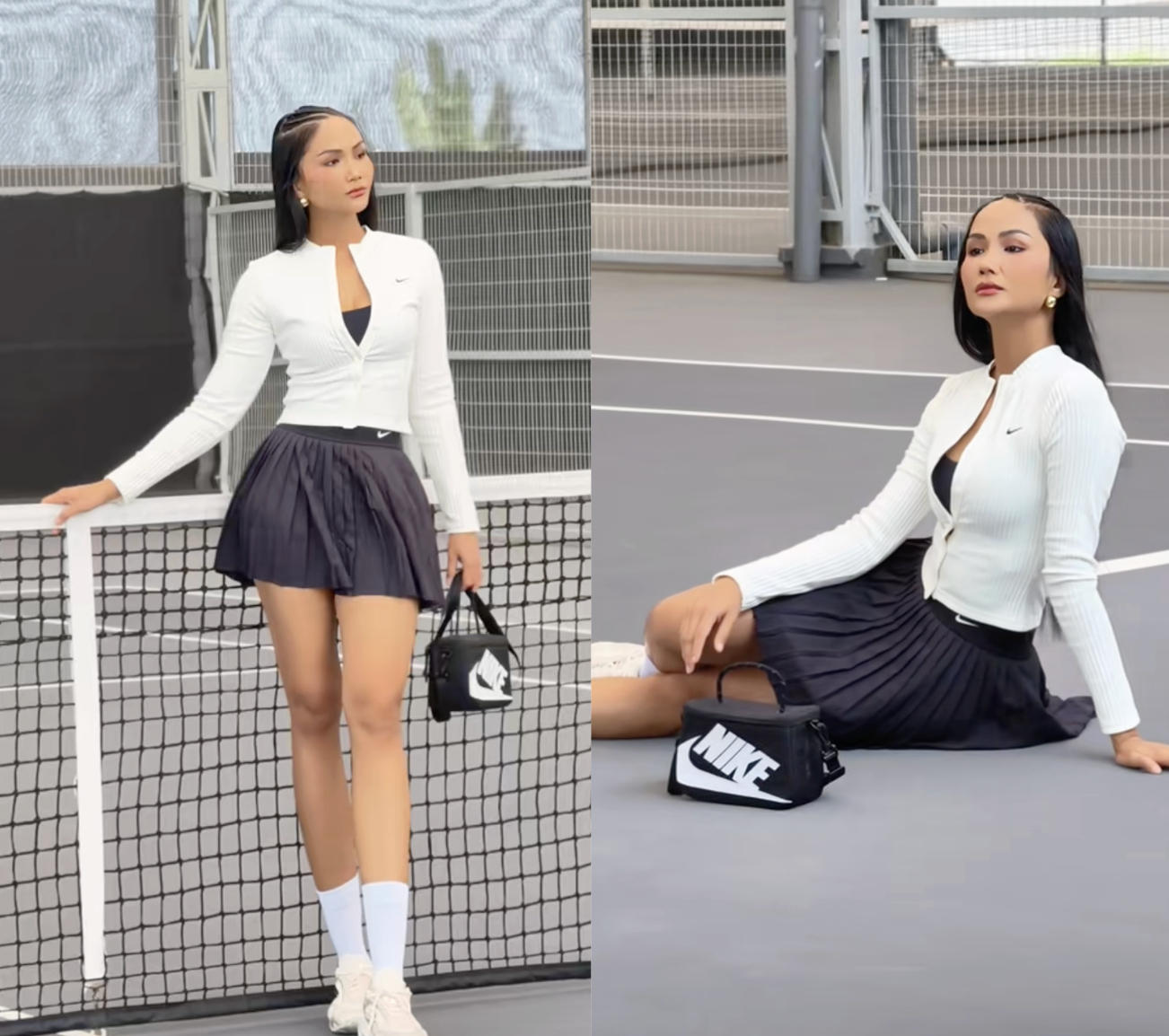 H'Hen Ni&ecirc; kh&aacute;c lạ tr&ecirc;n s&acirc;n tennis, netizen nhận x&eacute;t: Bể n&eacute;t hết rồi!- Ảnh 3.