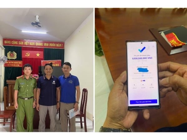 T&agrave;i khoản MB Bank c&oacute; giao dịch 1 tỷ đồng, người đ&agrave;n &ocirc;ng SN 1987 kiểm tra, r&agrave; so&aacute;t c&aacute;c mối quan hệ rồi b&aacute;o c&ocirc;ng an- Ảnh 1.