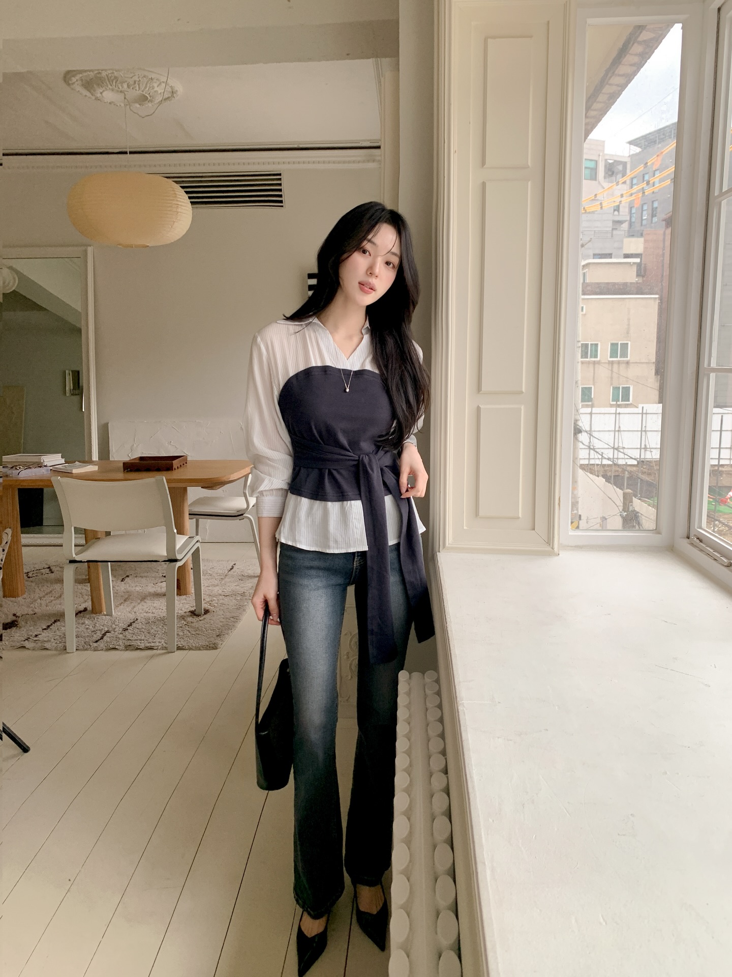 3 kiểu quần jeans cho người c&oacute; chiều cao khi&ecirc;m tốn, đi gi&agrave;y cao g&oacute;t hay kh&ocirc;ng th&igrave; ch&acirc;n vẫn d&agrave;i- Ảnh 4.