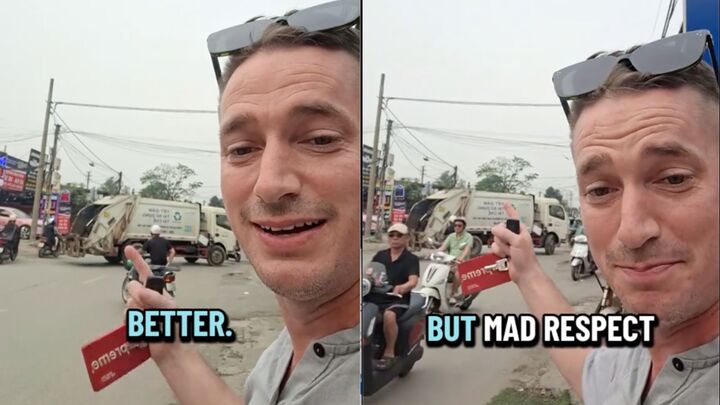 Du kh&aacute;ch T&acirc;y ấn tượng mạnh với tiếng nhạc từ xe chở r&aacute;c của Việt Nam- Ảnh 1.