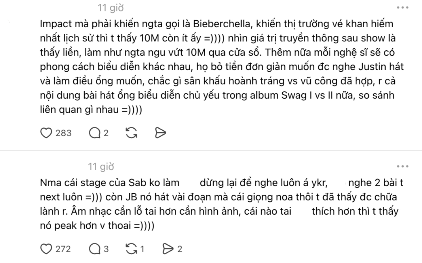 Tranh c&atilde;i căng nhất Coachella hiện tại: Justin Bieber ngồi h&aacute;t karaoke bỏ t&uacute;i 263 tỷ, nghệ sĩ nữ phải cố gắng đến mức n&agrave;o? - Ảnh 3.
